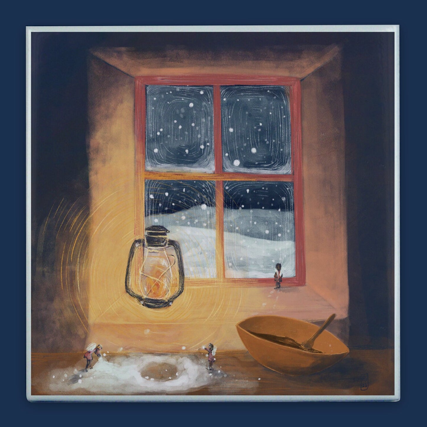Ceramic Tiles - Little Helpers, Magical Winter