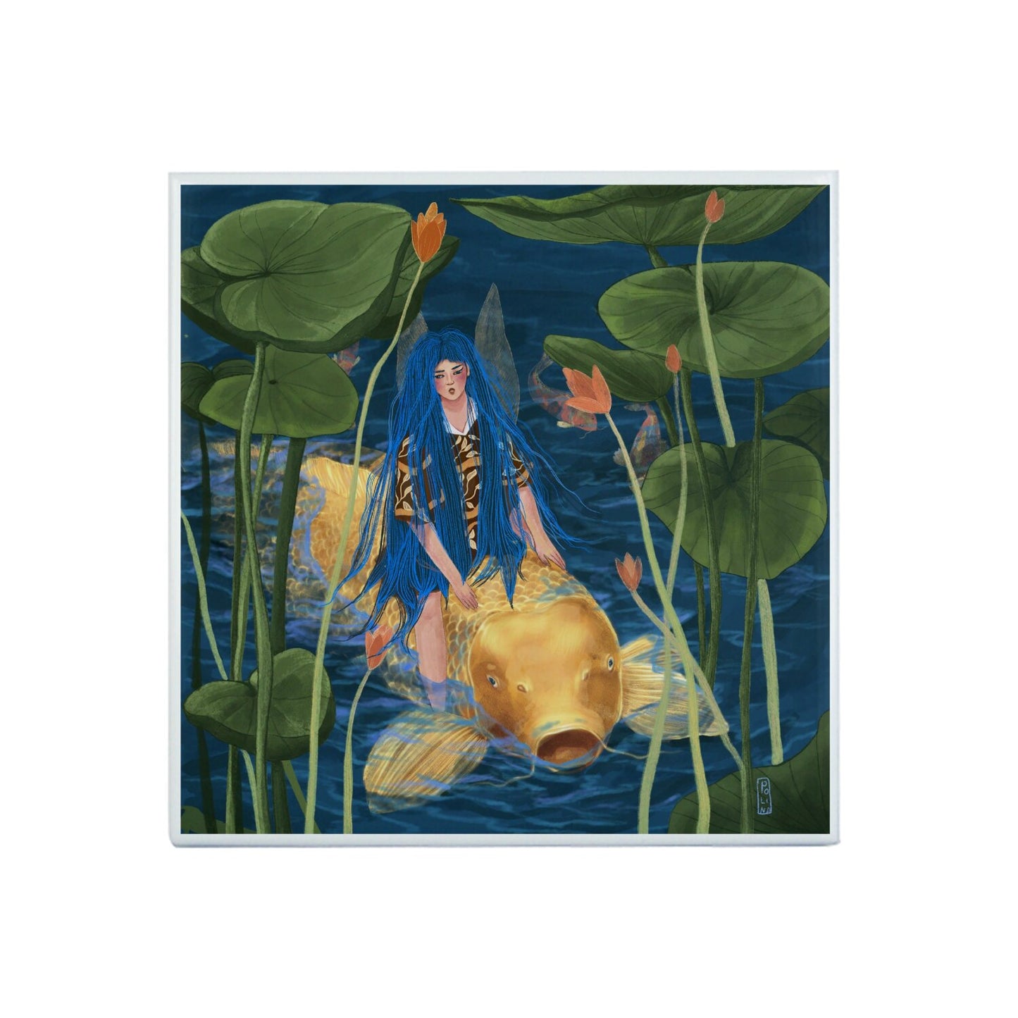Ceramic Tiles - Dawn, Two Lovers, Night and Day