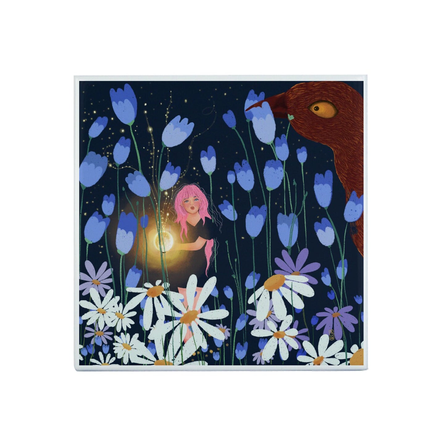 Ceramic Tiles - Dawn, Two Lovers, Night and Day