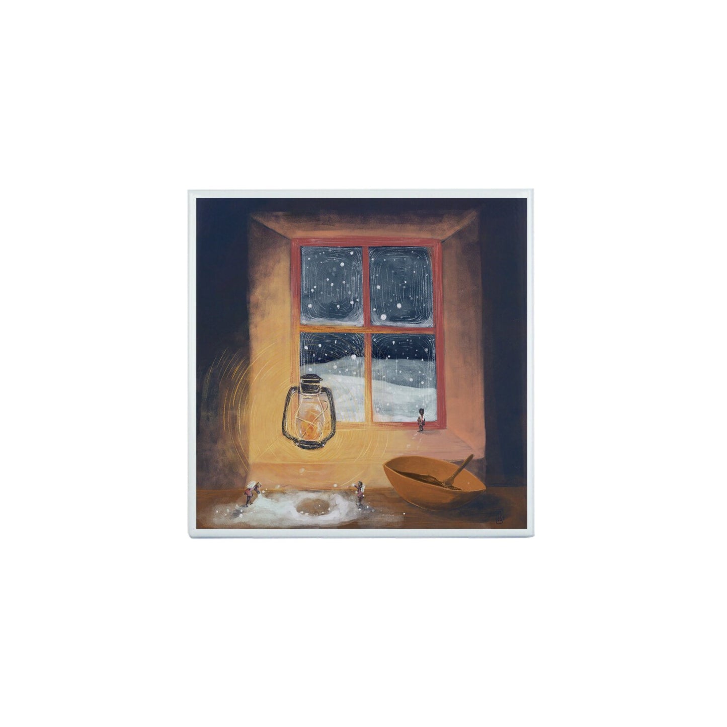 Ceramic Tiles - Little Helpers, Magical Winter
