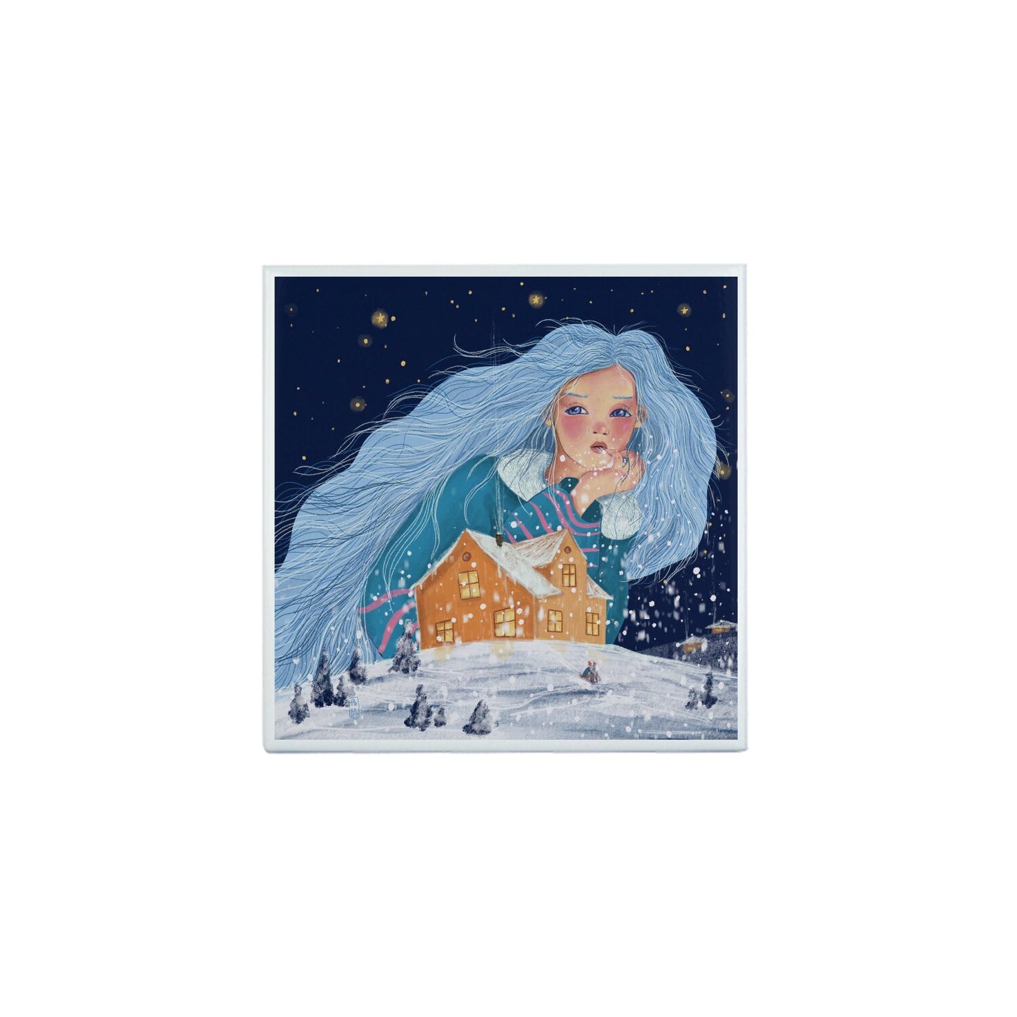 Ceramic Tiles - The Snow Maiden