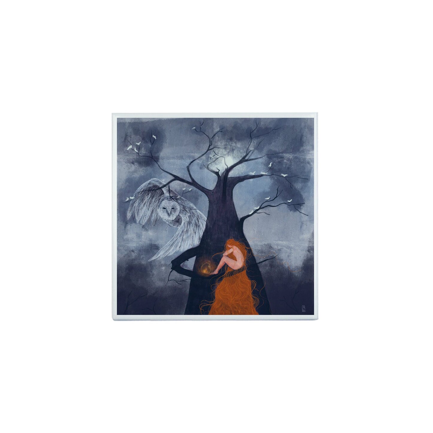 Ceramic Tiles - Dawn, Two Lovers, Night and Day