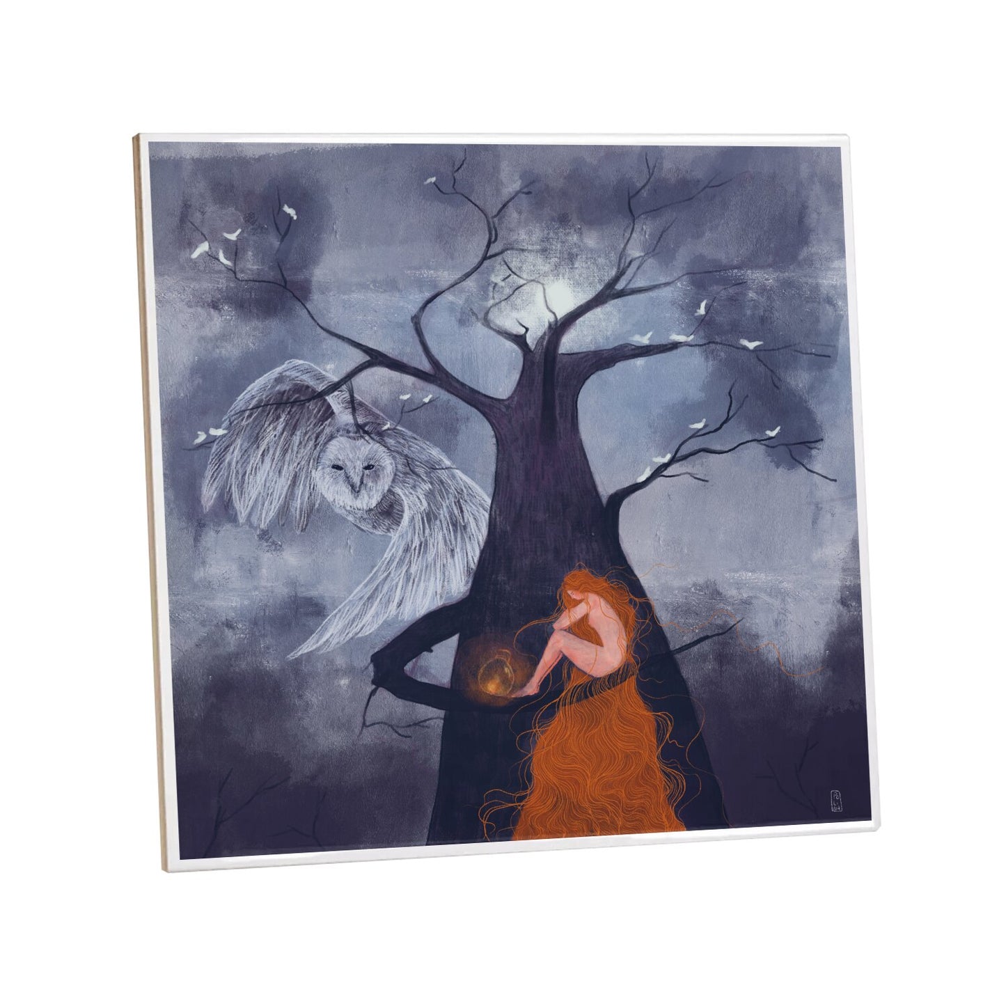 Ceramic Tiles - Dawn, Two Lovers, Night and Day
