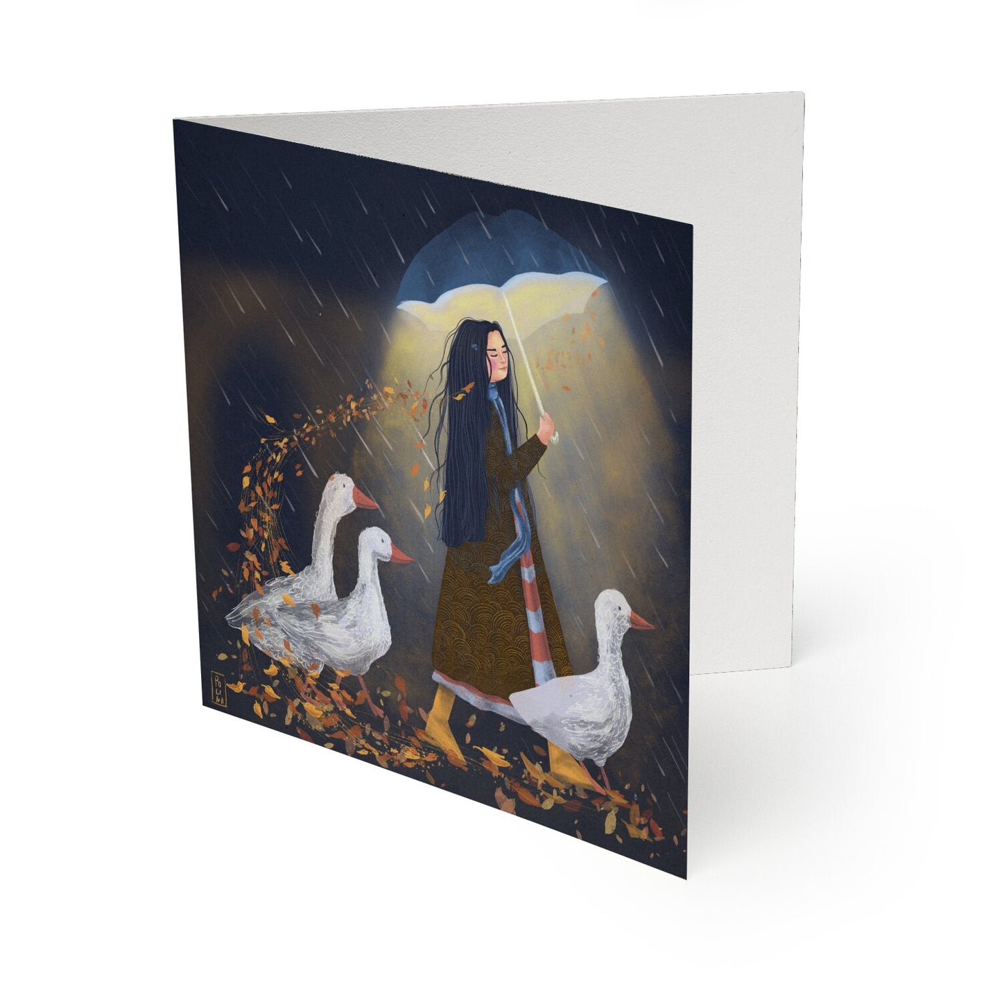 Postcard - Autumn Walk