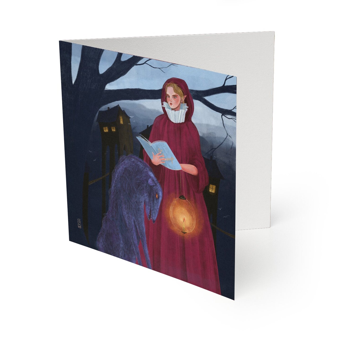 Postcard - Dawn, Two Lovers, Night and Day