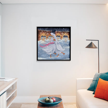 Fine Art Print - The Romantics at the Ice Rink