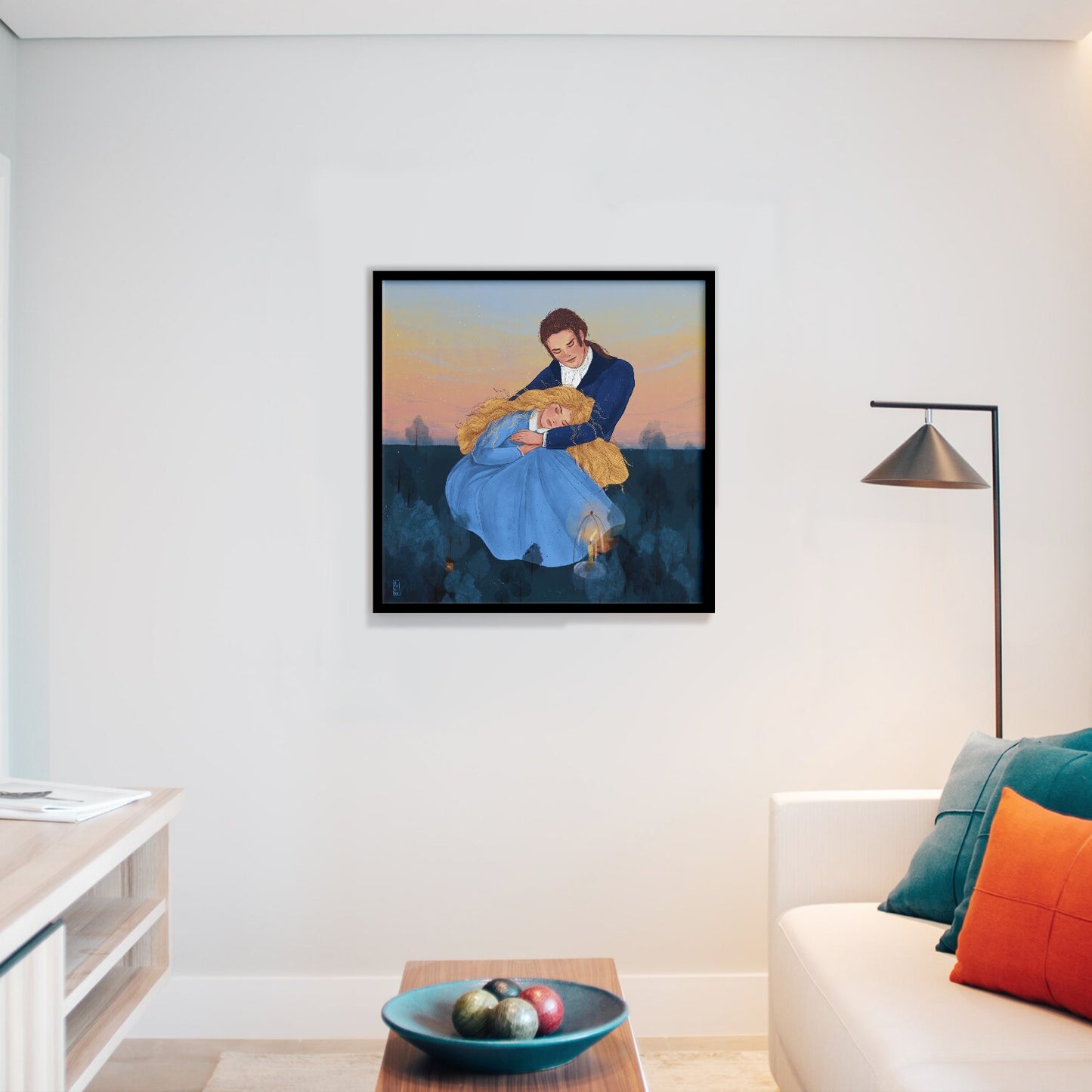 Fine Art Print - Dawn, Two Lovers, Night and Day