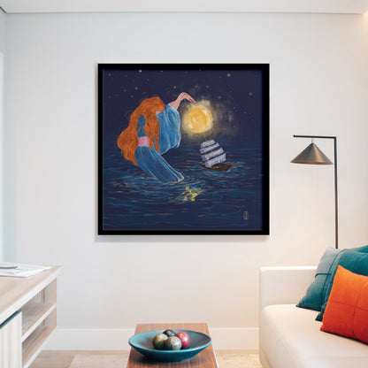 Fine Art Print - Dawn, Two Lovers, Night and Day