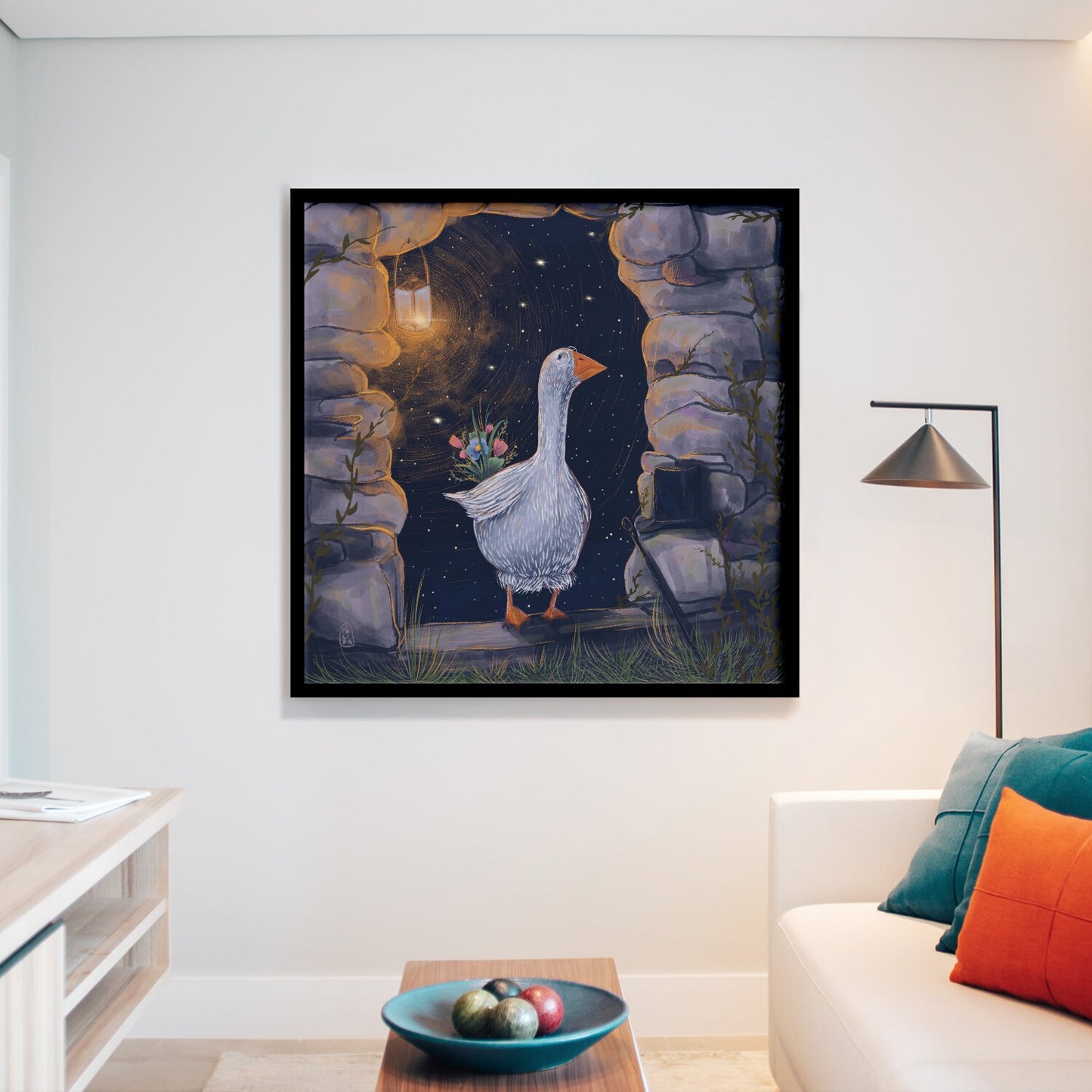 Fine Art Print - The Romantic Goose