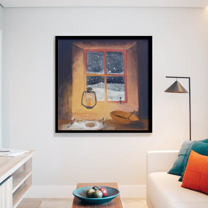 Fine Art Print - Little Helpers, Magical Winter