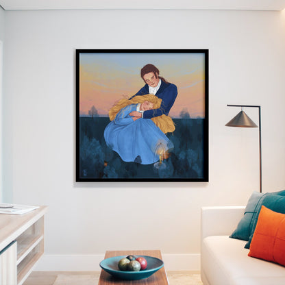 Fine Art Print - Dawn, Two Lovers, Night and Day
