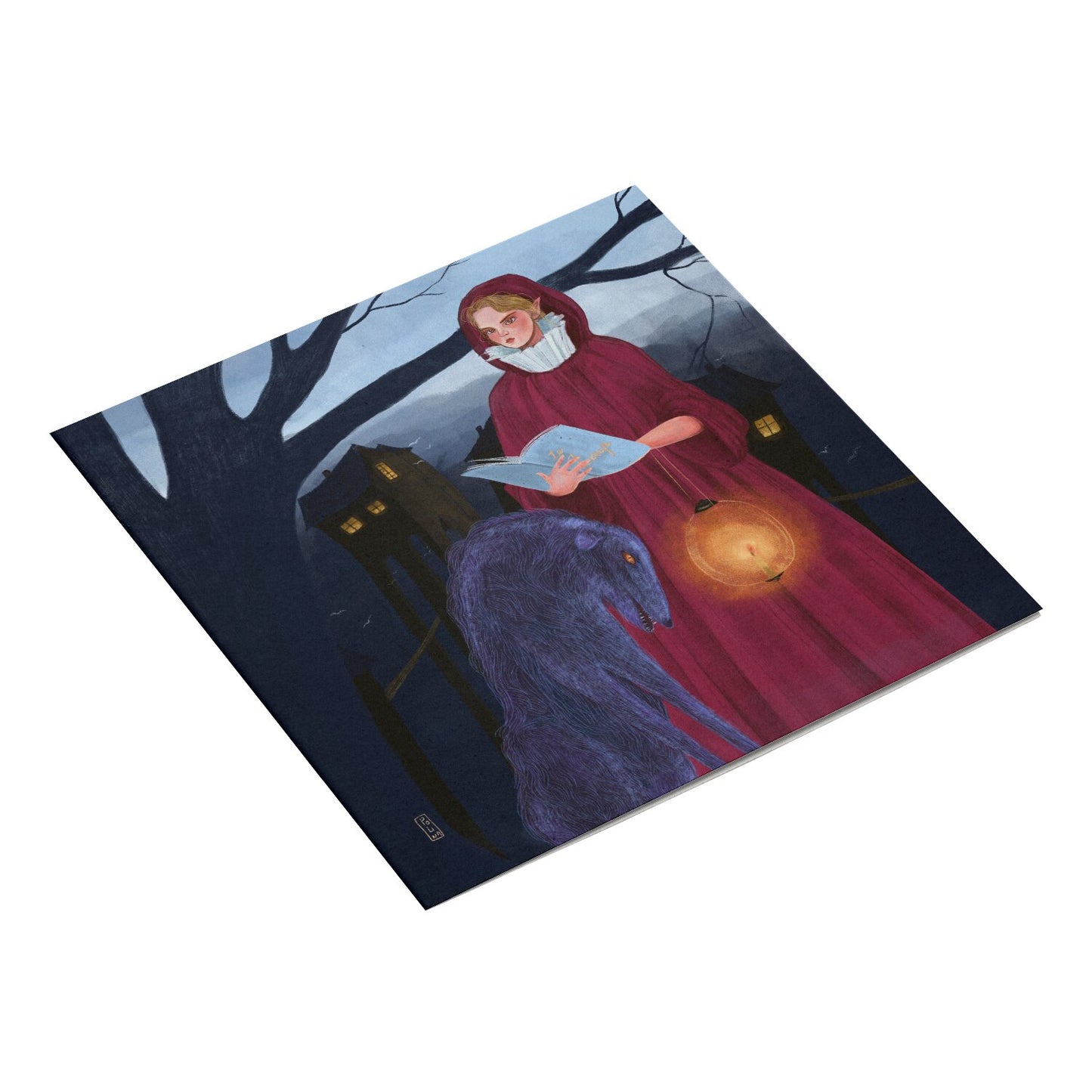 Postcard - Dawn, Two Lovers, Night and Day