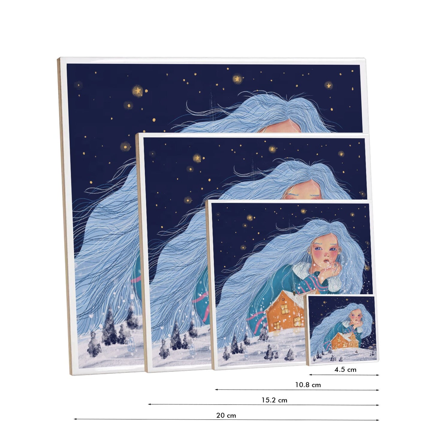 Ceramic Tiles - The Snow Maiden