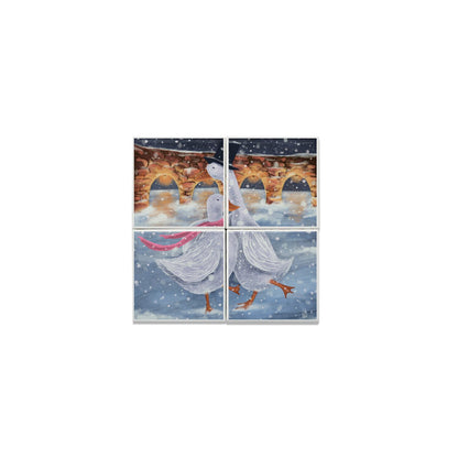 Ceramic Tiles - Romantics at the ice rink