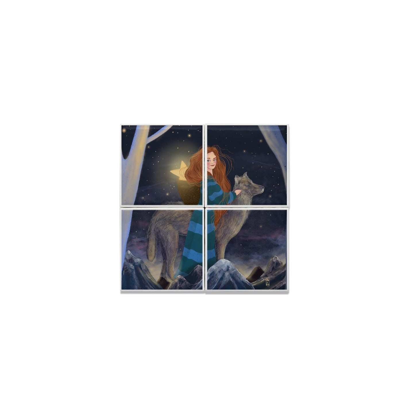 Ceramic Tiles - The Night Watcher