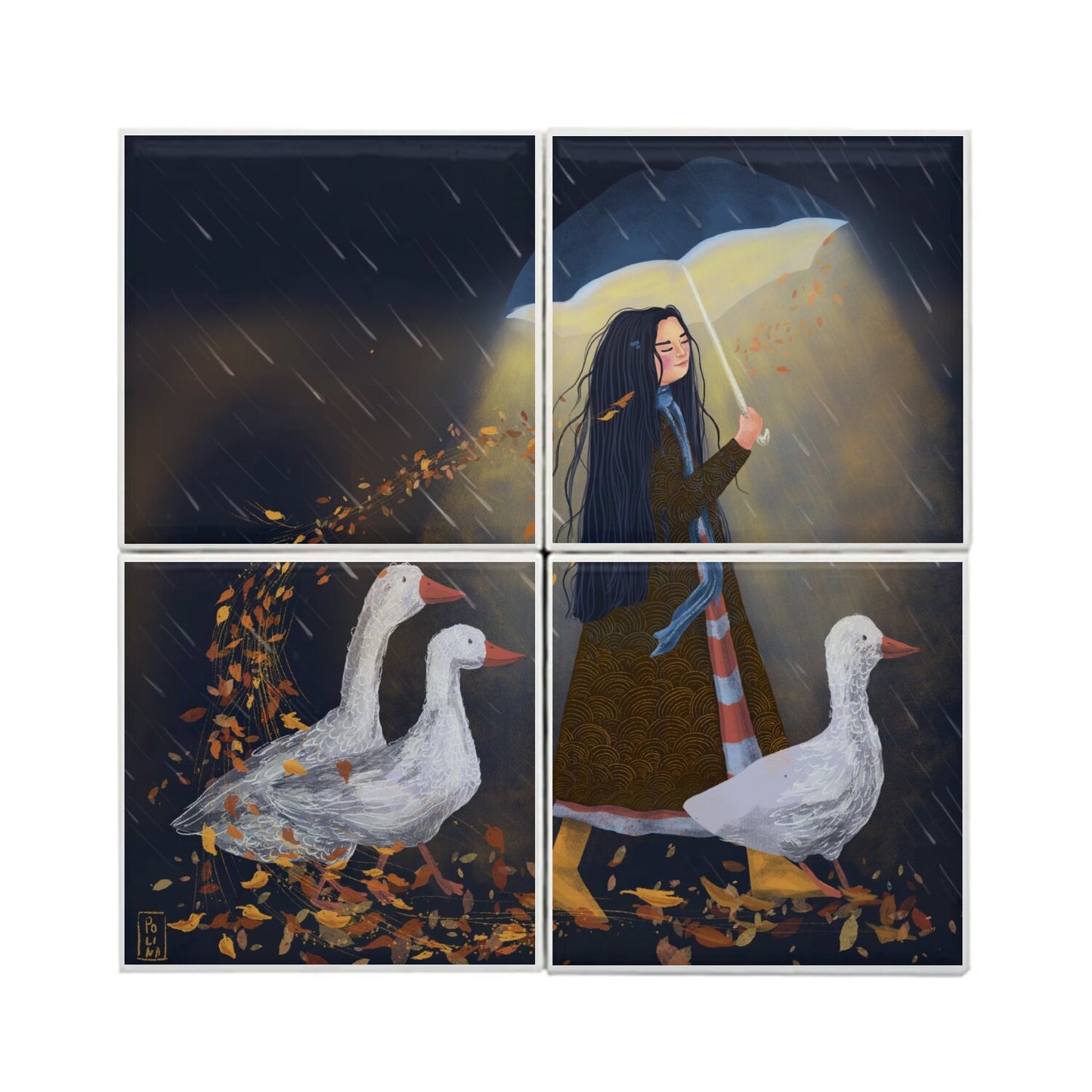 Ceramic Tiles - Autumn Walk