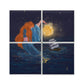 Ceramic Tiles - Dawn, Two Lovers, Night and Day