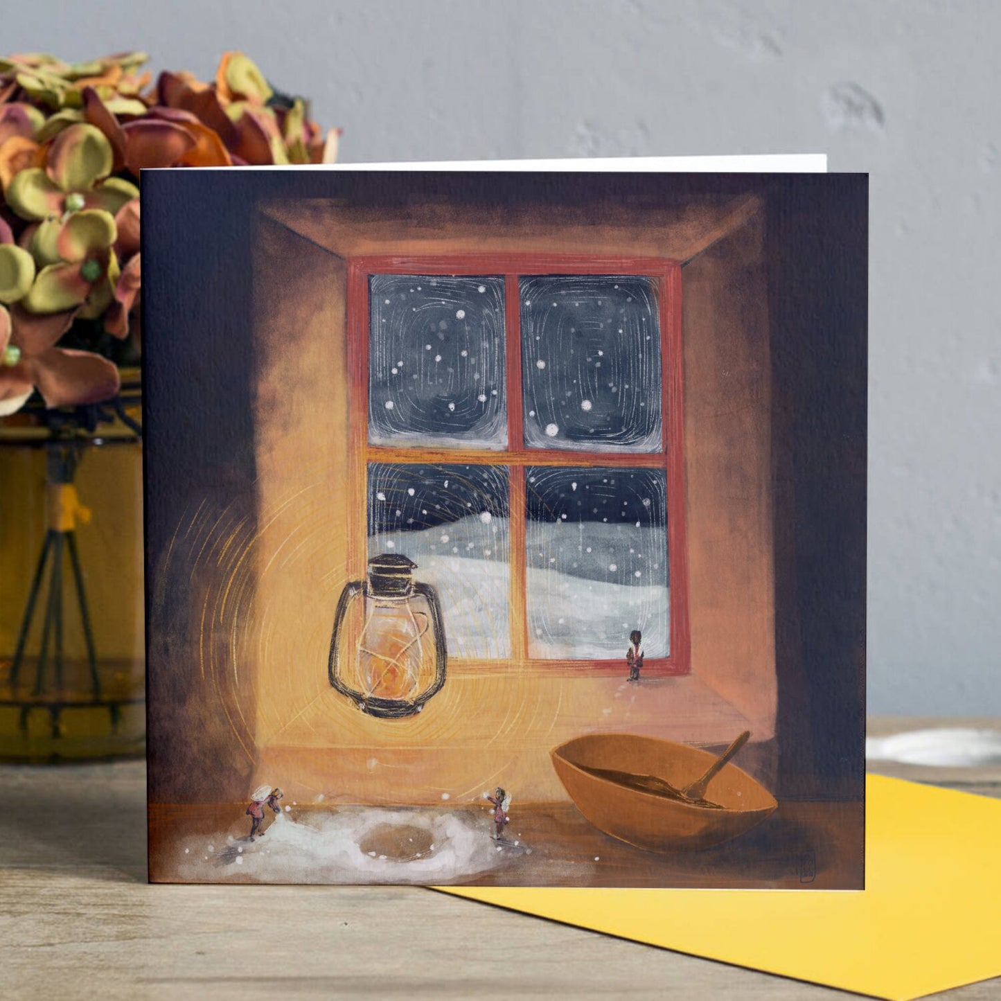 Postcard - Little Helpers, Magical Winter