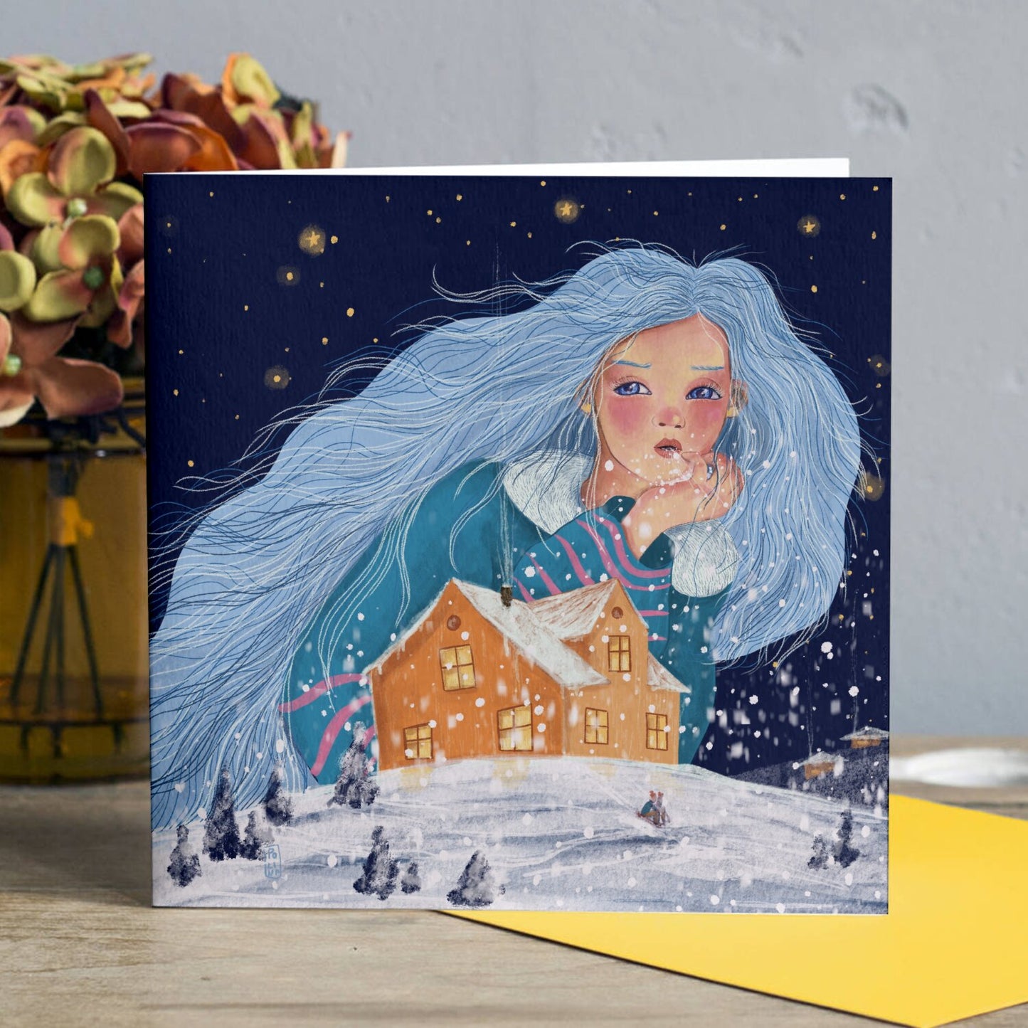 Postcard - The Snow Maiden