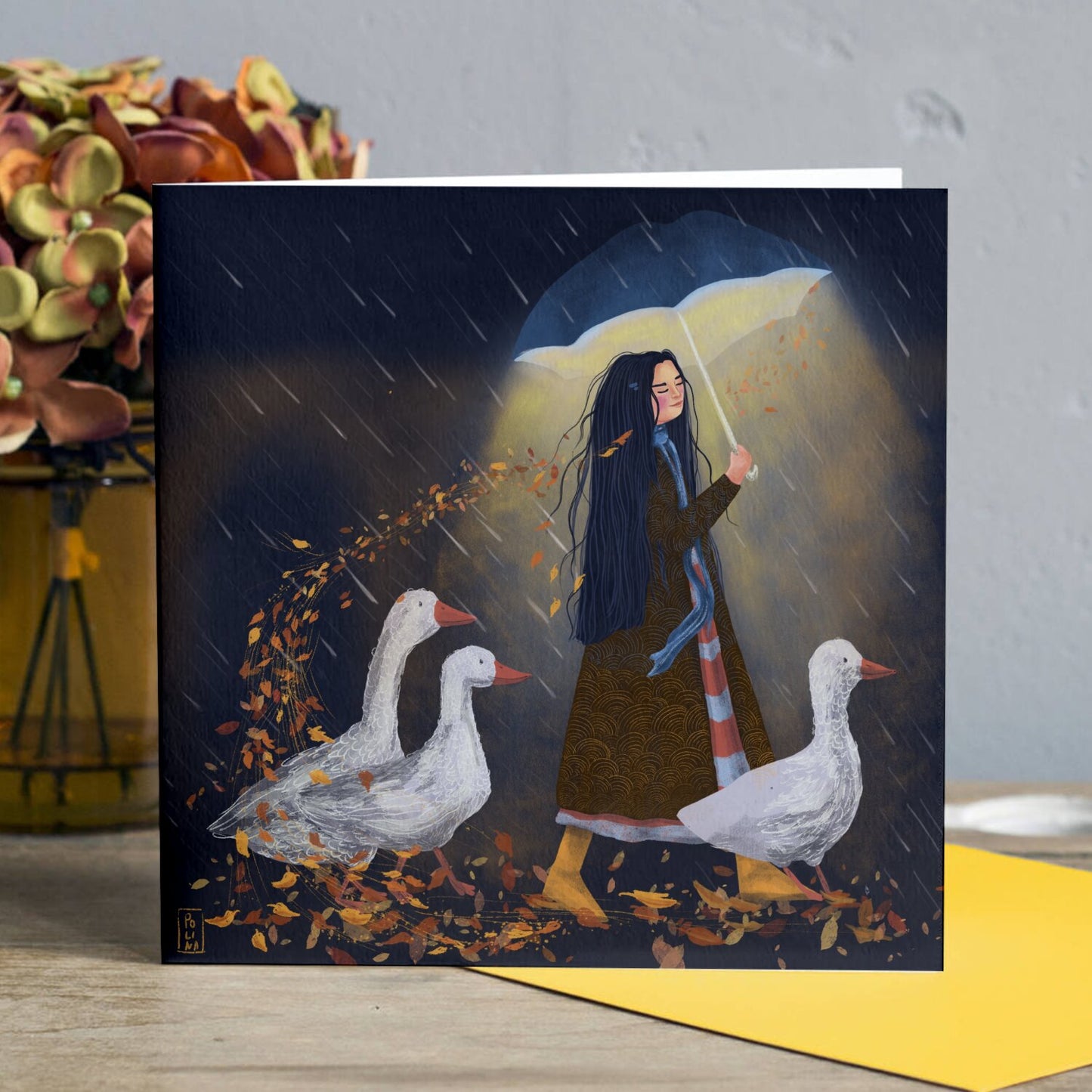 Postcard - Autumn Walk