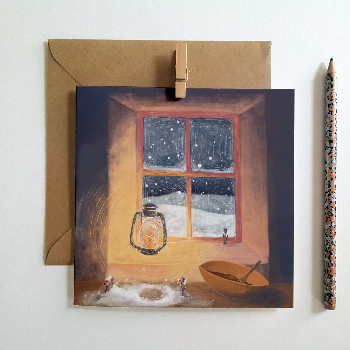 Postcard - Little Helpers, Magical Winter