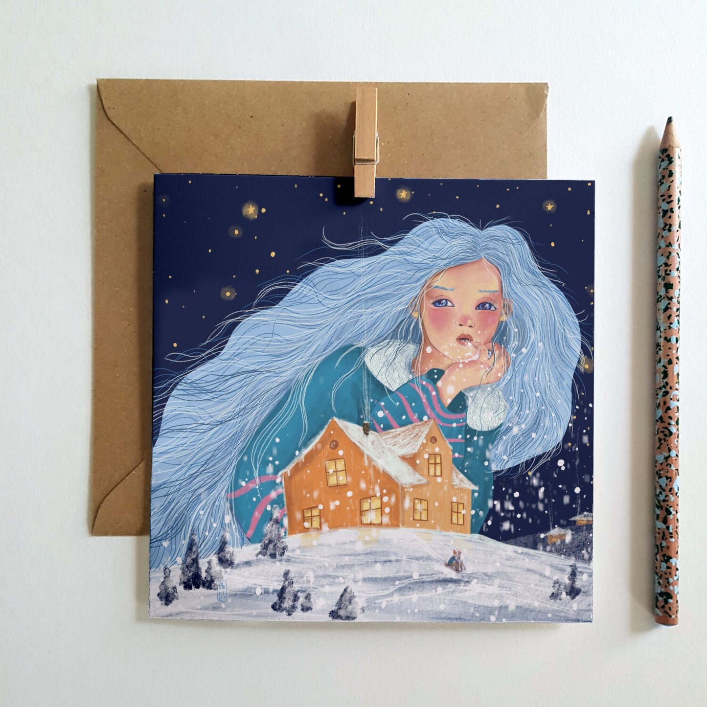 Postcard - The Snow Maiden
