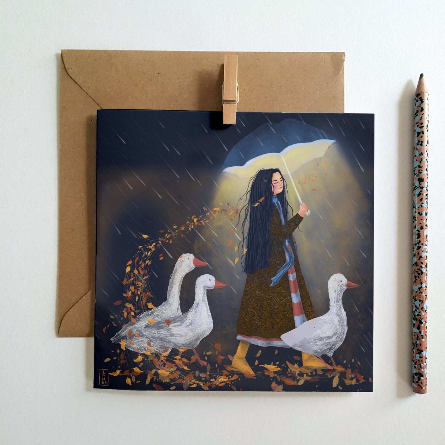 Postcard - Autumn Walk