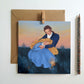 Postcard - Dawn, Two Lovers, Night and Day