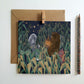 Postcard - Dawn, Two Lovers, Night and Day