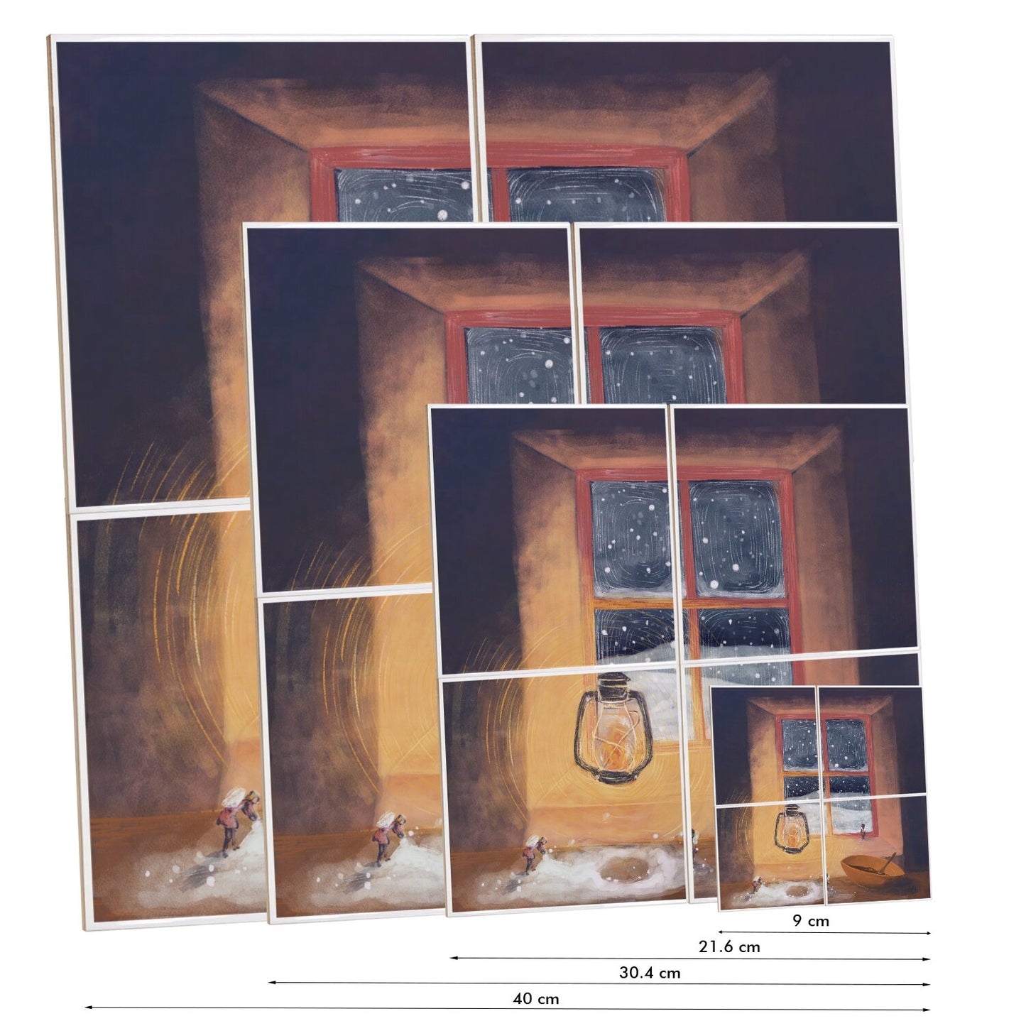 Ceramic Tiles - Little Helpers, Magical Winter