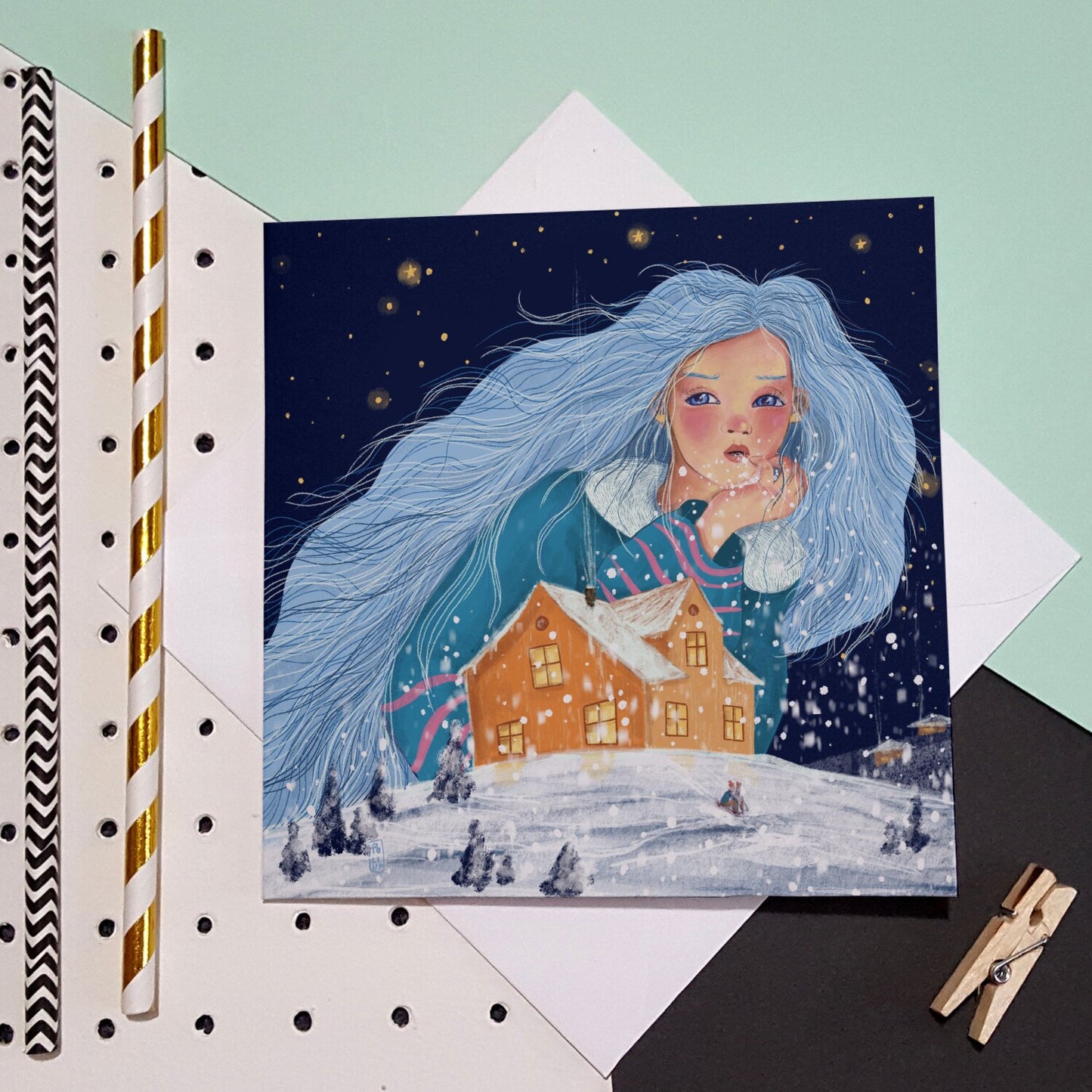 Postcard - The Snow Maiden
