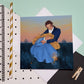 Postcard - Dawn, Two Lovers, Night and Day