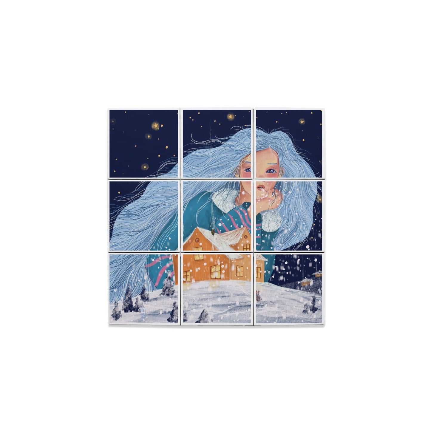 Ceramic Tiles - The Snow Maiden