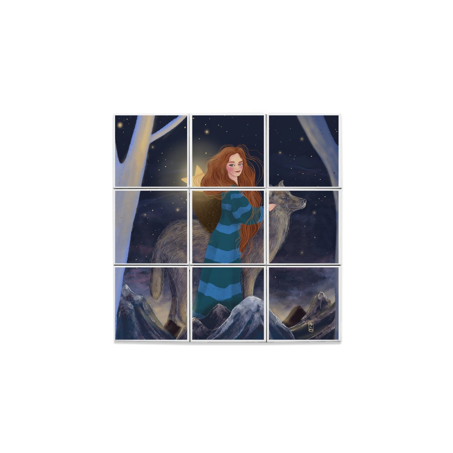 Ceramic Tiles - The Night Watcher
