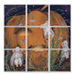 Ceramic Tiles - Dawn, Two Lovers, Night and Day